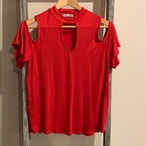 Dex Cold-shoulder Top